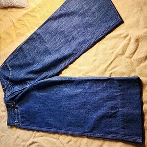 AG Adriano Goldschmied High Rise Wide Leg Jeans - Indigo